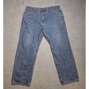 Open Trails Jean Mens 36x30 (actual 36x28.5) Blue Denim Straight Leg Classic Fit